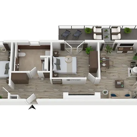 Zwei Wasser - Strandhaus Alte Seefahrtschule Aparthotel Wustrow (Fischland)